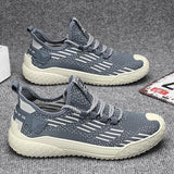 ADVBRIDGE  -  Fashion Mens Casual Shoes Summer Lightweight Flying-Woven Running Sport Shoes Male Mesh Breathable Soft Soled Comfort Sneakers