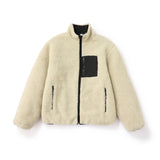 Advbridge Reversible sherpa fleece wholesale fur streetwear hip hop branded teddy outdoor polar 8 ball winter sherpa fleece jacket for men