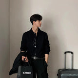 Advbridge Autumn Men's Luxury Knit Slim Cardigan Sweater Long Sleeve Casual Streetwear Button-down Korean Leisure Popular Knitwear M-3XL