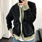 Advbridge Knit Sweater Male Zipper Cardigan Zip-up Men's Clothing Jacket Round Collar Coat Crewneck Thick Winter Knitwears Loose Fit