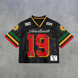 Advbridge Summer New Men Sports Short-sleeved T-shirt Breathable Quick-drying Clothes Hip-hop Retro Holiday Party Jerseys Rugby Clothes
