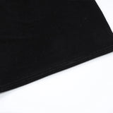 ADVBRIDGE  -  Classics Retro Black Velvet High Collar Tank Dress Womens Elegant Sexy Stylish Bodycon Flying Sleeves High-waisted Vestidos