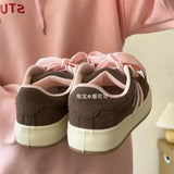 Advbridge INS Vintage Sneakers Casual Sports Shoes Women Vulcanized Shoes Summer Lace Up Flats Shoes Trend Female Training Sneakers