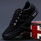 ADVBRIDGE  -  Men Canvas Shoes Casual Lace Up Sneakers Summer Fashion Breathable Vulcanize Shoes Rubber Flats Outdoor Autumn Casual Man Shoes