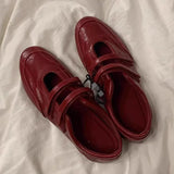 ADVBRIDGE  -  Women Loafers Shoes Fashion Retro Sandals Flats Elegant Woman Summer Shoes Trend Designer Shallow Cozy Lolita Shoes for Women