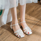 ADVBRIDGE  -  summer women's sandals roman style fashion design party and work wear ladies casual shoes High heel Large size 41-43