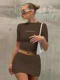 Advbridge aspen outfit winter Chrome Archive Bodycon Skirt Set