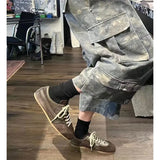 Advbridge Genuine leather training women's lace-up casual sports shoes 2025 autumn and winter plus velvet retro German training shoes