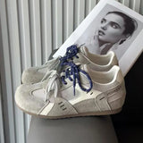 ADVBRIDGE  -  Women's Casual Shoes Ins Style De Training Shoes Soft Sole Non-slip Comfortable Running Sneakers Two Color Lace up Casual Shoes