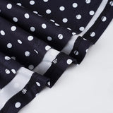 ADVBRIDGE  -  Polka Dot Print Lace-up Cut Out Dress Women Skinny A-line Elegant Sleeveless Bodycons Fashion Summer Party Mini Sundess