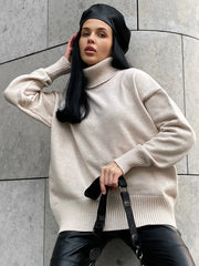 Advbridge aspen outfit winter Kyra Turtleneck Oversize Sweater