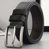 Advbridge Genuine Leather for men High Quality men belts Alloy Pin Buckle Adult Luxury Brand Jeans Business Casual Waist Male Strap Brand