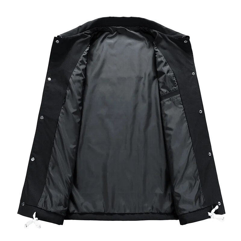Advbridge  Spring New Style Oversized Jacket Thin Coat Lapel Windproof Street Tooling Style Plus Size Clothes Men Harajuku Windbreaker
