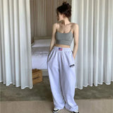 Advbridge-CLUB OUTFITS Camisole Women Backless Sexy Inner Basic Thin Tops Aesthetic Solid All-match Harajuku Daily Cropped Bodycon Summer Female Soft