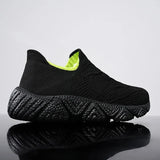 ADVBRIDGE  -  Breathable Slip on Male Vulcanized Shoes Men Casual Shoes Lightweight Men's Casual Sneakers Soft Anti-slip Flats Outdoor Loafers