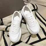 ADVBRIDGE  -  White Sneakers for Womens 2025 Spring Summer New Genuine Leather Shoes for Women Sports Leisure Shoes Women's Platform Sneaker