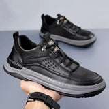 Advbridge High quality men 2024 New breathable outdoor sports shoes thick sole fashion casual leather shoes fashion antiskid running shoes