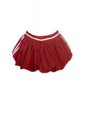 Advbridge Y2k Hot Girls Outfits 2 Piece Set Women Sweet Lace Crop Tops + Red Bow Trousers Autumn Street Harajuku Fashion Pants Sets New