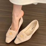 Advbridge Designer Vintage Women Loafer Shoes Fashion Shallow Slip On Shoes 2025 Spring Autumn Elegant Low Heels Shoes