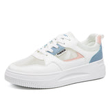 ADVBRIDGE  -  Little white shoes women 2025 breathable mesh surface women's shoes casual sports shoes with thick soled student board shoes