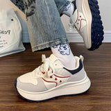 ADVBRIDGE  -  Lace Up Sneakers Shoes for Women 39 Stylish Original Designer Luxury Vulcanized Shoe High Quality Cheap Casual Woman Footwear