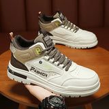 ADVBRIDGE  -  Men Casual Autumn Thick Bottom Vulcanized Shoes Outdoor Sneakers Male Sneakers Soft Sole Walking Shoes Male Walking Sport Shoes