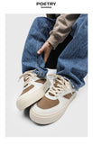 ADVBRIDGE  -  New Men’s Fashion Sneakers– Hong Kong Style, Chunky Sole, Height Increase, Breathable, Daily Commute & Sports