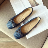 Advbridge 2024 Spring Summer Ballet flats Women Single Shoes Elegant Flat Ladies Brand Black Blue Plus Size 41 D061