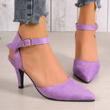 ADVBRIDGE  -  New Spring and Autumn Elegant Solid Color Lace Up Fine High Heel Women's Sandals Sexy High Heel Party Shoes