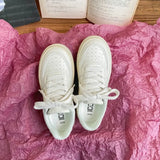 ADVBRIDGE  -  Little White Shoes for Womens New Small and Popular Japanese Student Cricket Shoes Autumn Leisure Trend Leather Sneakers Women