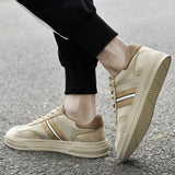 Advbridge Breathable Mens Sneakers New Trend Treking Shoes Handmade Casual Shoes Summer Man Trainers Elastic Band Men Vulcanized Footwear