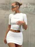 Advbridge aspen outfit winter Chrome Archive Bodycon Skirt Set