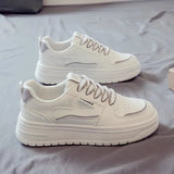 ADVBRIDGE  -  Summer breathable white shoes for women, 2025 new versatile thick soled casual sports board shoes, mesh perforated mesh shoes