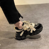 Advbridge High on Platform Shoes for Women Spring Autumn Sports Sneakers Woman Footwear Athletic Vulcanized Shoe Fashion  Trends Light