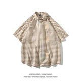 ADVBRIDGE  -  Small Fresh Hong Kong Style Sub-shirt Short-sleeved Shirt Men