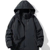 Advbridge Men's Autumn Trend New Color Matching Slim Fit Hooded Long Sleeved Jacket Jacket Spring Casual and Comfortable Versatile Top