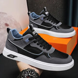 Advbridge Men's Casual Leather Shoes 2024 Original Wear-resistant Non-slip Sports Shoes for Men Lightweight Vulcanize Shoes Male Sneakers