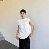Advbridge 2024 Summer New Chinese Style Loose Three-dimensional Embroidery Sleeveless T-shirt Men Clothing Tank Top Vest