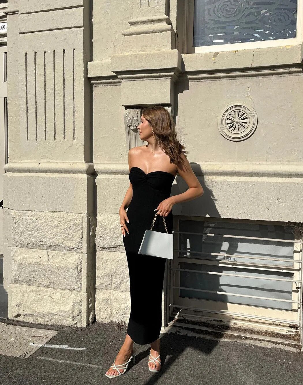 Advbridge Fashion Ruched Maxi Dress Women Sleeveless Summer Gown Sexy Backless Dresses Female Long Even Party Bride Dresses Clothes