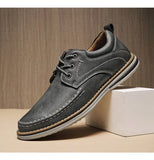 ADVBRIDGE  -  Men's Business Leather Shoes Breathable Non Slip Outdoor Men's Casual Leather Shoes Driving Shoes