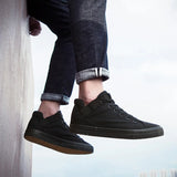 Advbridge 2024 Black Sneakers Men Canvas Shoes Height Increasing 3cm Cool Young Man Footwear Breathable Cloth Mens Casual Shoes