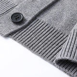 Advbridge Men's Casual Design Cardigan Vertical Long Sleeved Button Coat Cardigan Sweater Men Clothing