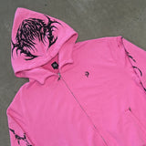 Advbridge Street Style Hoodie Y2k New Gothic Hip Hop Letter Graphic Print Oversized Pullover Sweatshirt Men Women Harajuku Zipper Hoodies