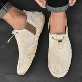 Advbridge Mens Sneakers Casual Slip On Loafers Outdoor Light Flats Autumn Leather Shoes Comfortable Mens Sneaker Lychee elegant shoes