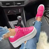 Advbridge Ladies Lace-up Casual Women's Sneakers Autumn Winter Zapatillas Mujer Trainers Leisure of Female Shoes Platform Women Shoes