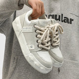 ADVBRIDGE  -  Men’s Trendy Skate Shoes– Cool Street Style, Retro American Design, Thick Sole, Casual & Multipurpose