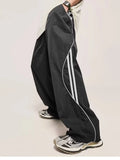 Advbridge Pants Men American Retro Casual Spring Autumn Hip Hop Streetwear Ankle-tied All-match Harajuku Chic Simple Trousers College New