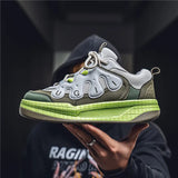 ADVBRIDGE  -  Trend Men's Shoes Outdoor Sneakers New Platform Vulcanized Shoes Breathable Casual Shoes Non Slip Comfortable Running Shoe Tenis