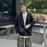 Advbridge Knitted Cardigan Male High Quality Men's Sweaters With Zipper Solid Color Woven Cheap Korean Popular Clothes Vintage Y2k Jackets