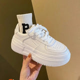 ADVBRIDGE  -  White Sneakers for Womens 2025 Spring Summer New Genuine Leather Shoes for Women Sports Leisure Shoes Women's Platform Sneaker